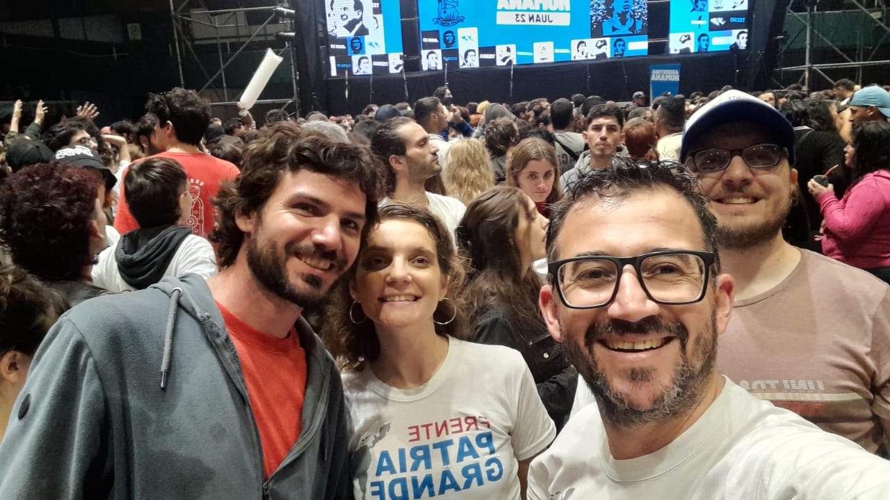 De izquierda a derecha, Demarchi, Samek, Ignaszewski y Alfageme.