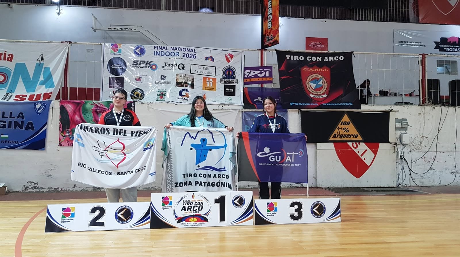 Entrega de medallas
