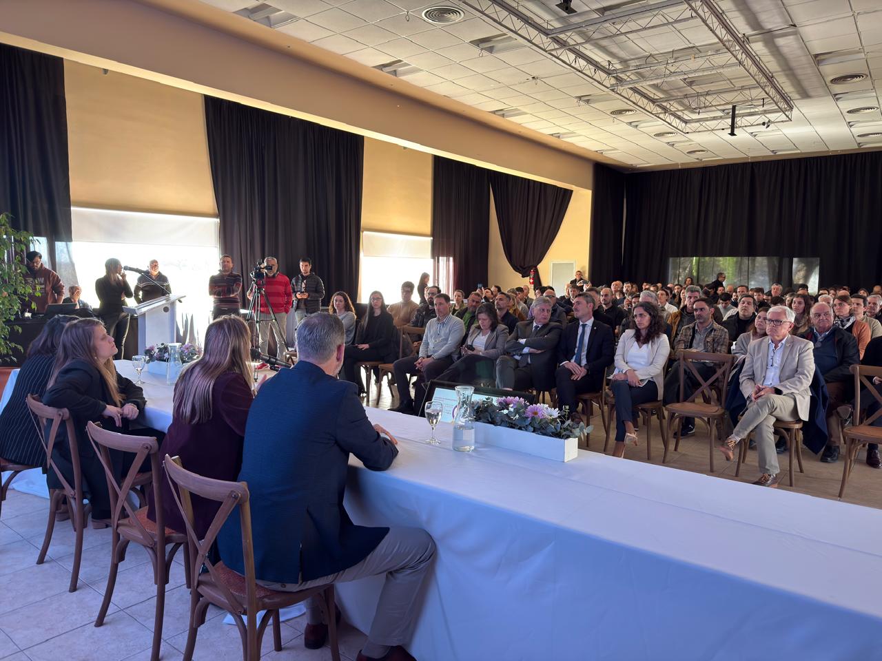 Ziliotto durante su discurso