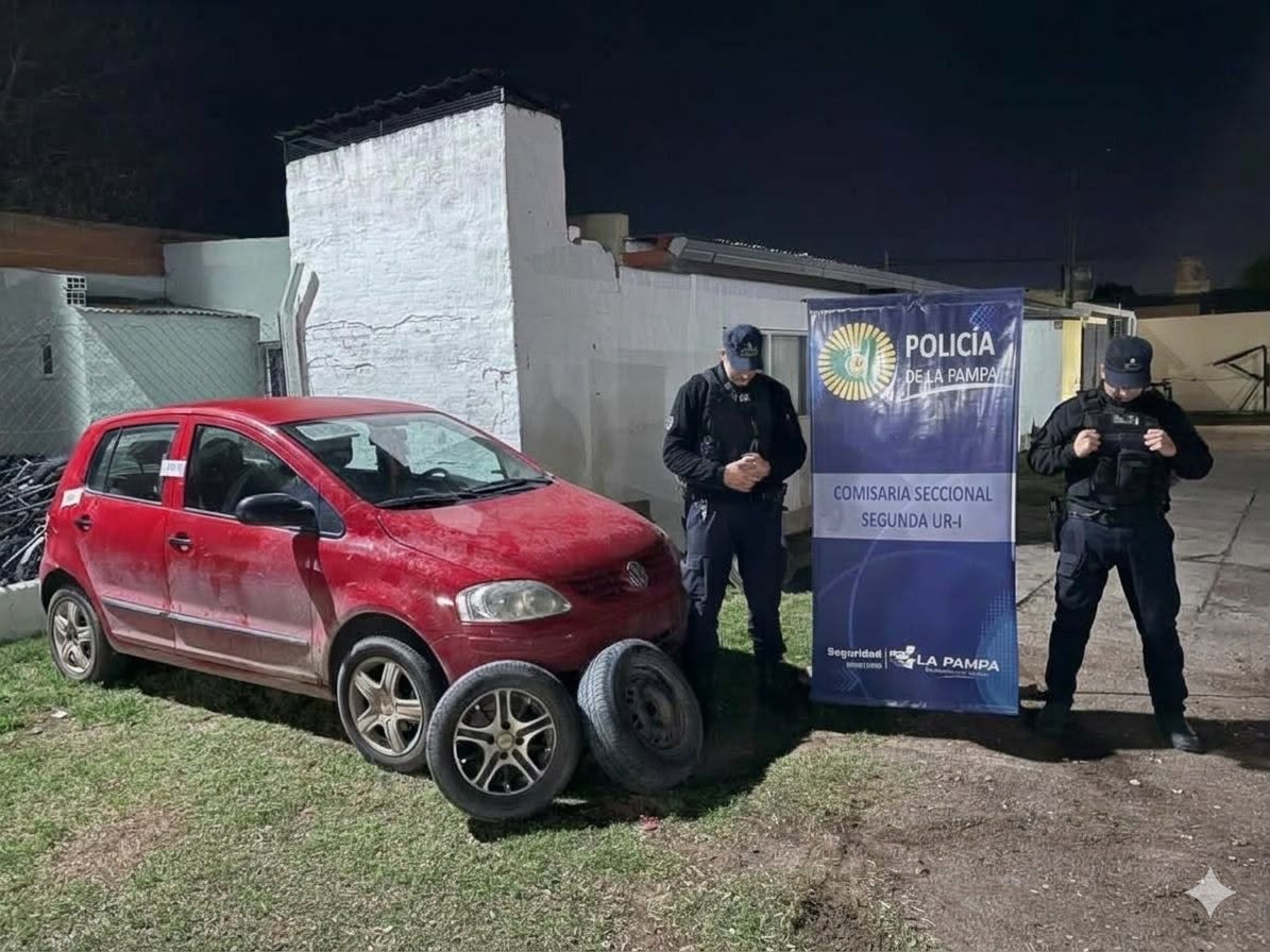 Ruedas recuperadas en Santa Rosa