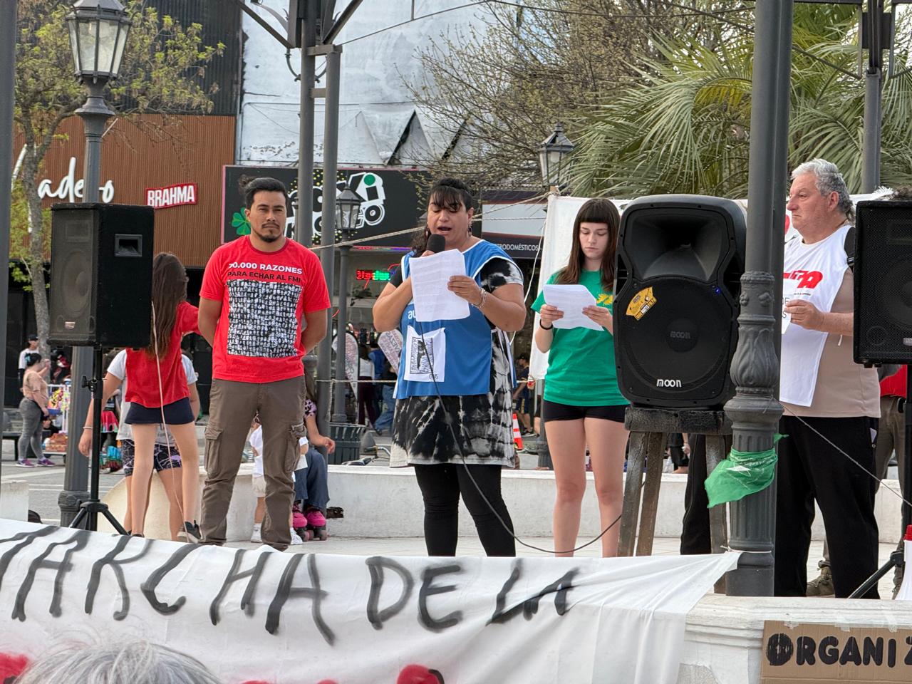 Marcha de la Bronca en Santa Rosa