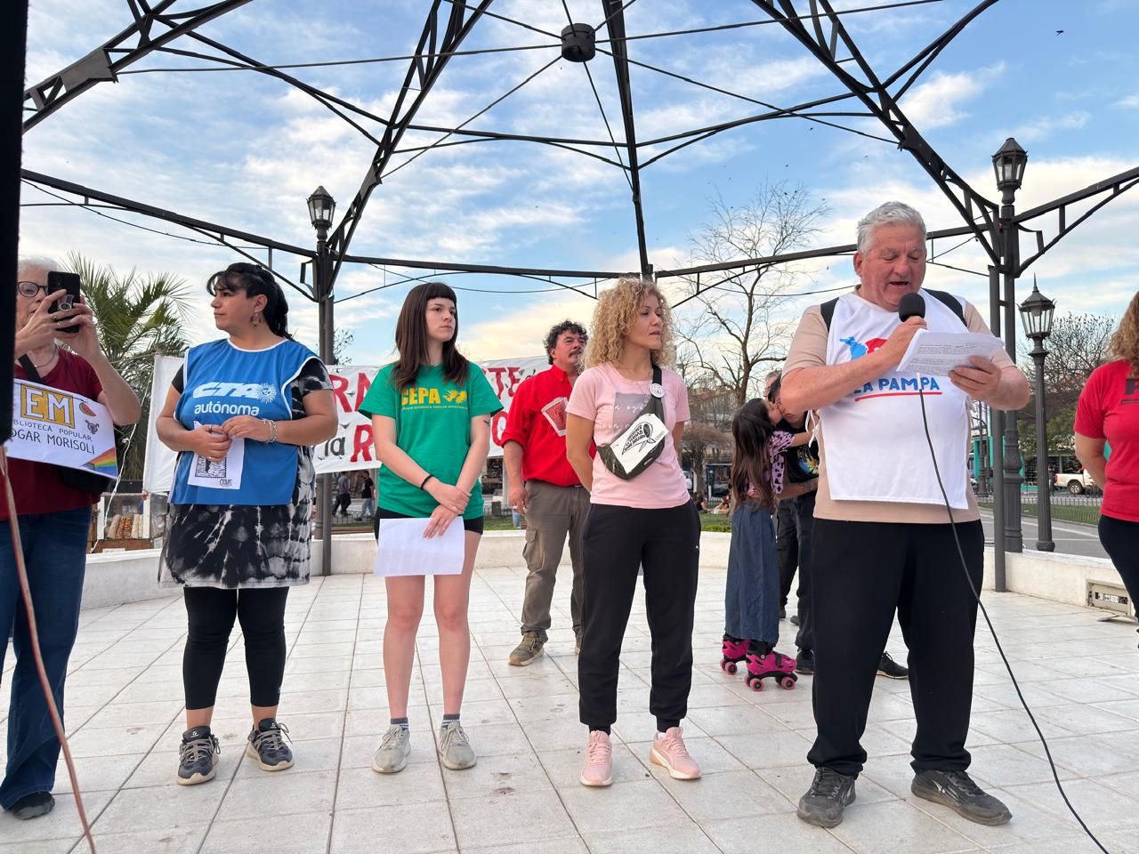 Marcha de la Bronca en Santa Rosa