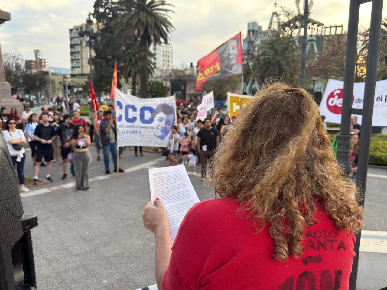Marcha de la Bronca en Santa Rosa