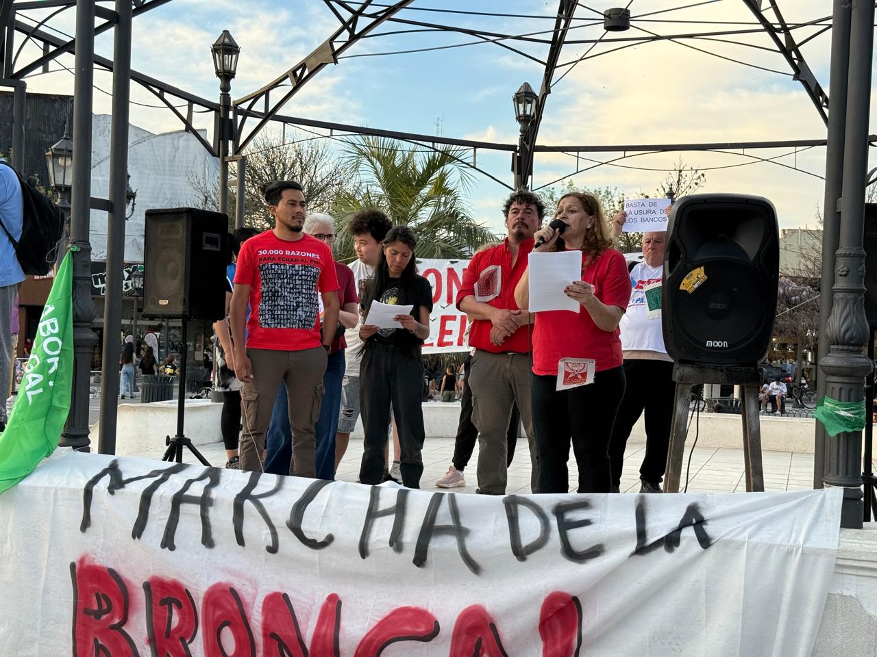 Marcha de la Bronca en Santa Rosa