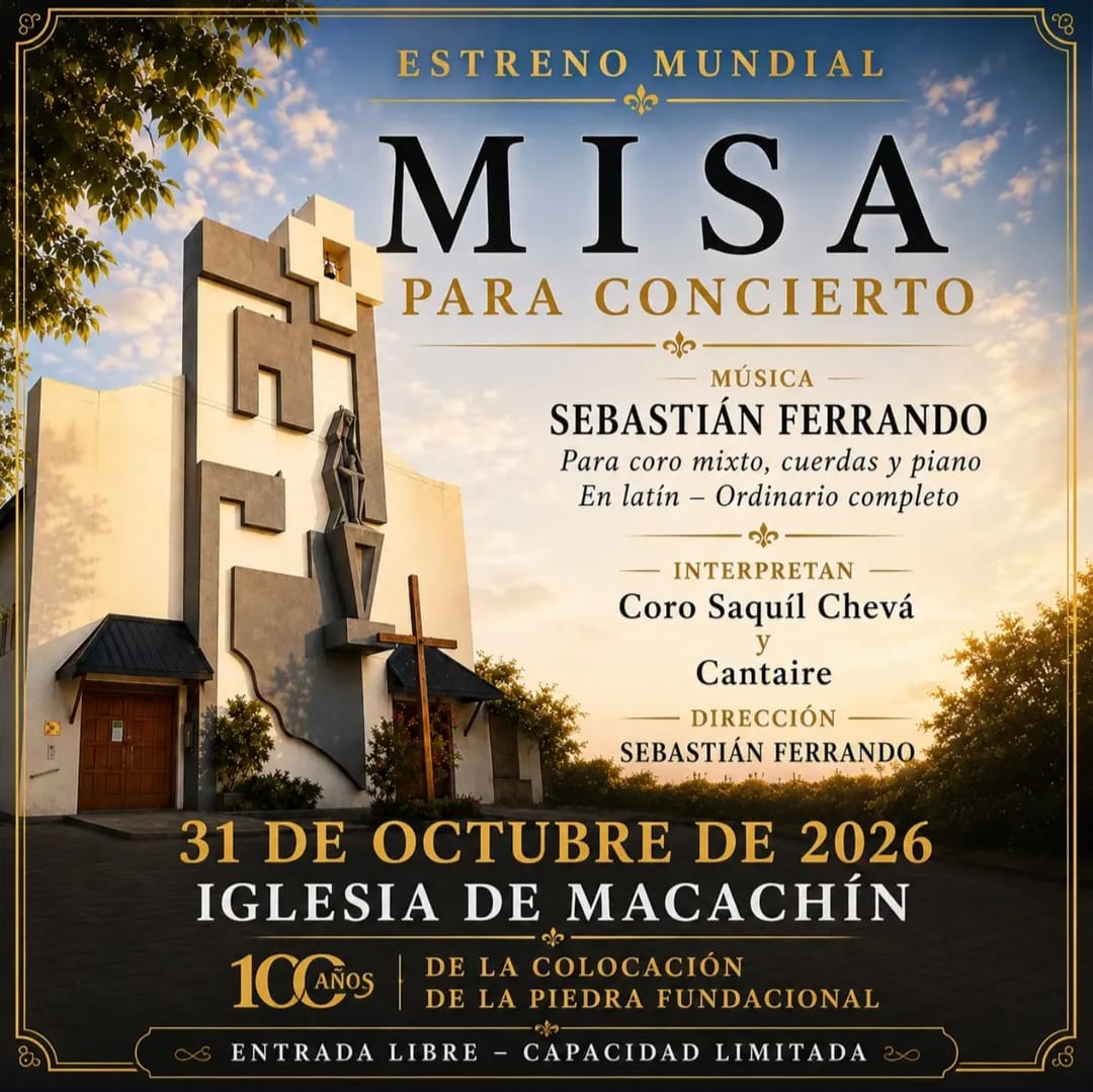 Misa para Concierto en Macachín