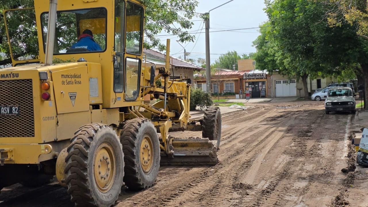 Trabajos municipales en Santa Rosa